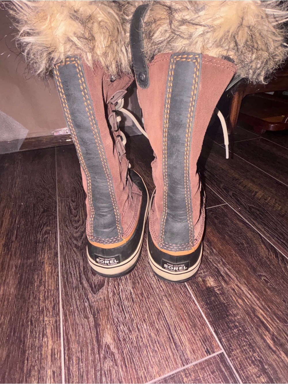 Sorel Joan of Arctic Women's Suede Insulated WP Winter Snow Boots - Picture 6 of 7